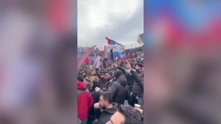 Capogruppo di FdI a Catania Giovanni Magni inneggia contro la polizia allo stadio, ma lui nega