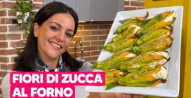 Fiori di zucca AL FORNO: con un RIPIENO GOLOSO e FACILISSIMI da fare!