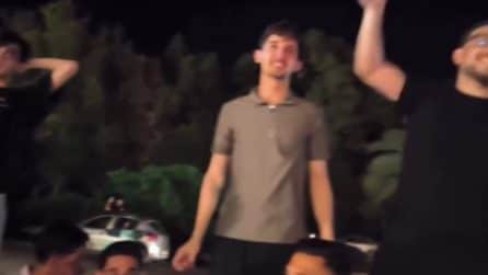 I festeggiamenti in Libano dopo l'annuncio del cessate il fuoco