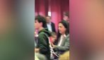 Valditara contestato all'istituto tecnico Galilei di Roma, il ministro allo studente: "Non sei democratico"