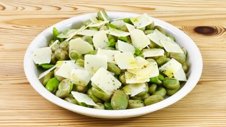 BROAD BEAN SALAD: a quick and fresh spring side dish!