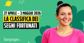 Oroscopo, la classifica dei segni più fortunati della settimana dal 27 aprile al 3 maggio 2026