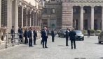 Il segretario di Stato Usa Marco Rubio è arrivato a Palazzo Chigi per l'incontro con Meloni