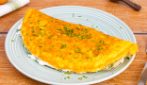 SPINACH AND RICOTTA OMELETTE: the perfect vegetarian main course for a quick dinner!