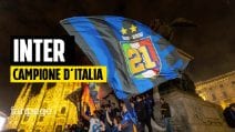 Inter campione d'Italia, tifosi in piazza Duomo per il 21esimo scudetto: "Milanisti state a casa"