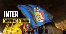 Inter campione d'Italia, tifosi in piazza Duomo per il 21esimo scudetto: "Milanisti state a casa"