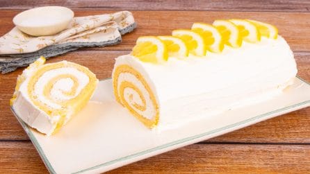 ROTOLO AL LIMONE: il dessert morbido e agrumato, perfetto da servire freddo!