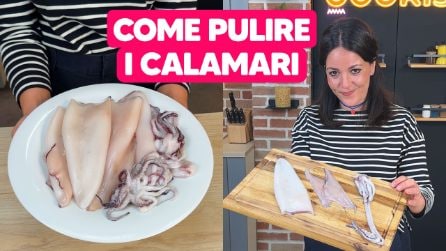Come pulire i CALAMARI in modo PERFETTO!