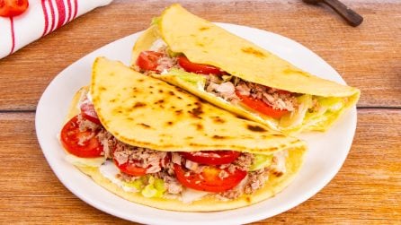 TUNA PIADINA: fresh and light, perfect for a quick lunch!