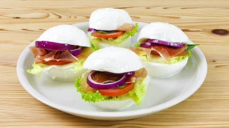 HAMBURGER DI MOZZARELLA: un fantastico antipasto con pochi ingredienti!