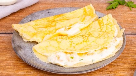 CRÊPES AI GAMBERI: portali in tavola per fare un figurone!
