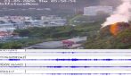 Il momento della scossa 4.4 nei Campi Flegrei ripreso dalle telecamere della Solfatara di Pozzuoli