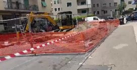 Vomero, resta chiusa via San Giacomo dei Capri per voragine: senz'acqua case e negozi. Strade alternative
