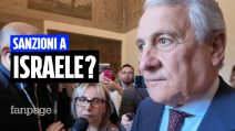 Flotilla, Tajani: "Sanzioni a Israele? Per ora solo a Ben Gvir, ministro della sicurezza è lui"