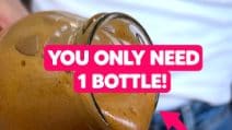 SHAKEN ICED COFFEE: you'll only need ONE BOTTLE!