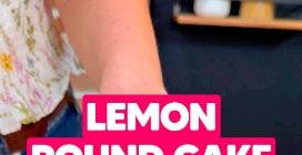 Lemon pound cake: easy and delicious