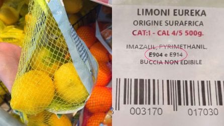 Se trovi questo codice sui limoni non li comprare!