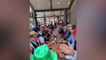 Inni al Duce e saluto romano: così l'ex sindaco di FI festeggia il Giro d'Italia a San Giorgio a Liri