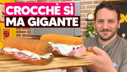 CROCCHETTONE NAPOLETANO: il vero STREET FOOD, ma gigante