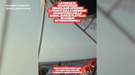 Global Sumud Flotilla: "Spari di Israele su 6 barche, una è italiana. È un crimine"