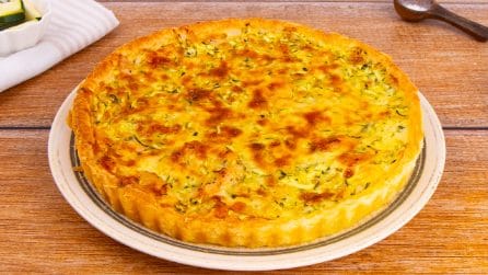 TORTA SALATA CON POLLO, ZUCCHINE E FORMAGGIO: ricca di gusto!