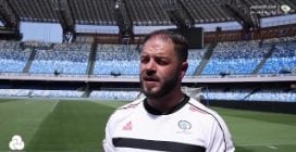 La Nazionale palestinese allo Stadio Maradona di Napoli