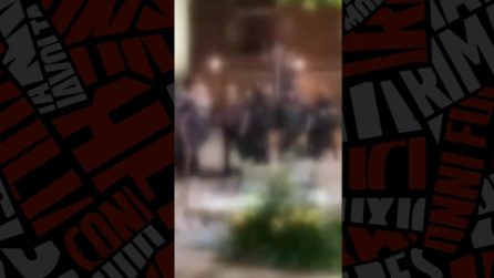 Pergine Valsugana: scoppia una maxi rissa in piazza, spunta anche un'accetta