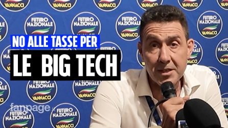 Vannacci è contrario a tassare i giganti del web. Sull'uscita dall'euro: "Difficile ma discutiamone"