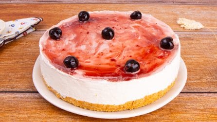 TORTA FREDDA ALL’AMARENA: il dessert estivo fresco e cremoso!