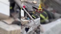 Fermo, crolla palazzina dopo esplosione a Porto Sant'Elpidio