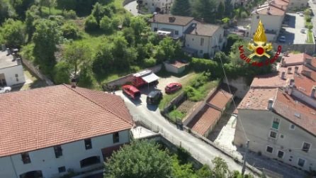 Le ricerche nel lago di Barrea delle sorelle scomparse in Abruzzo