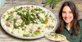 RISOTTO ASPARAGI E PANCETTA