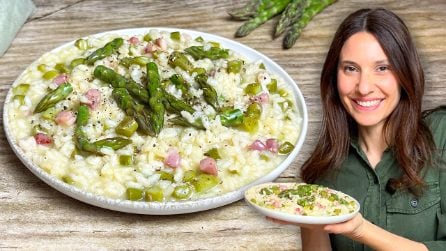 RISOTTO ASPARAGI E PANCETTA