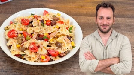 PASTA FREDDA SEMPLICE con tonno e pomodorini!