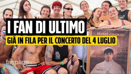 Viaggio tra i fan di Ultimo già in fila e accampati nelle tende per il concerto del 4 luglio a Roma