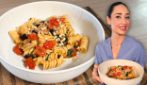 Pasta con melanzane e tonno sott’olio