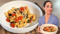 Pasta con melanzane e tonno sott’olio