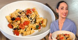 Pasta con melanzane e tonno sott’olio