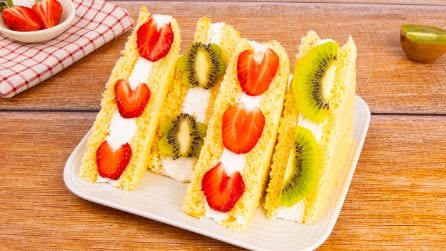TRAMEZZINI GELATO ALLA FRUTTA: una merenda fresca e davvero sfiziosa!
