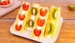 FRUIT ICE CREAM SANDWICHES: a fresh and truly delicious snack!