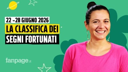 I segni più fortunati nell'oroscopo della settimana dal 22 al 28 giugno 2026, la classifica