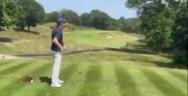 Sinner si ridà al golf prima di Wimbledon, il risultato è esilarante