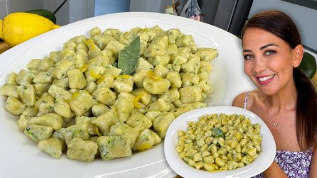 GNOCCHI DI ZUCCHINE AL BURRO, SALVIA E LIMON