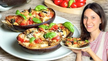 MELANZANE RIPIENE SENZA CARNE