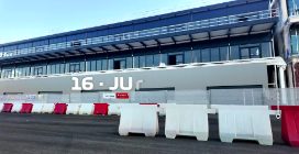 Il nuovo circuito di Madrid prende forma in vista del GP di Spagna della Formula 1 2026: in pista con Sainz