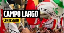 Napoli, il campo largo contestato in piazza, i leader: "Meloni ha fallito ora tocca a noi"