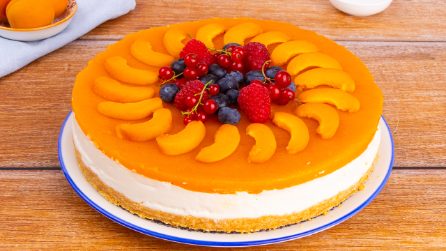 CHEESECAKE ALLE ALBICOCCHE: il dolce fresco dal gusto fruttato!