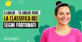 I segni più fortunati nell'oroscopo della settimana dal 6 al 12 luglio 2026, la classifica