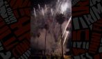 I fuochi d'artificio al Bosco di Capodimonte per la festa privata: chiuso il Belvedere