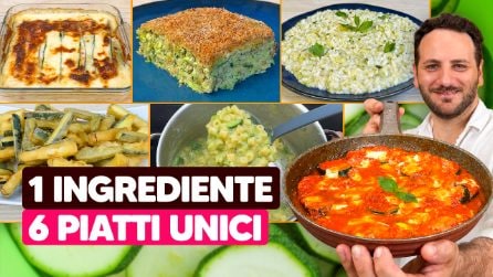 6 PIATTI CON LE ZUCCHINE DA LECCARSI I BAFFI!